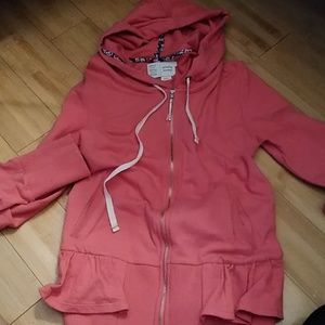 Anthropologie peplum hooded sweater Org.$ 119